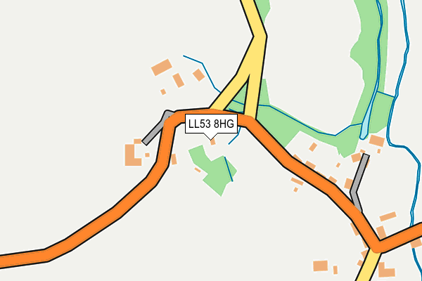 LL53 8HG map - OS OpenMap – Local (Ordnance Survey) LL53 8HG map - OS OpenMap – Local (Ordnance Survey)