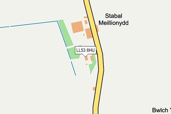 LL53 8HU map - OS OpenMap – Local (Ordnance Survey) LL53 8HU map - OS OpenMap – Local (Ordnance Survey)