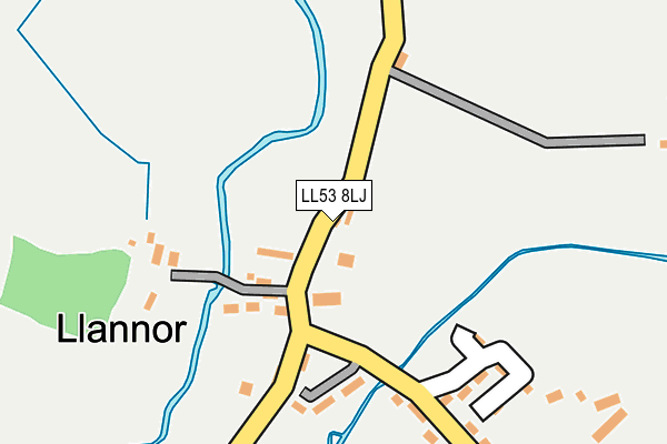 LL53 8LJ map - OS OpenMap – Local (Ordnance Survey) LL53 8LJ map - OS OpenMap – Local (Ordnance Survey)