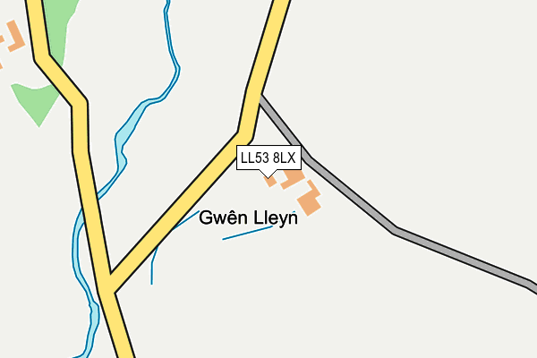 LL53 8LX map - OS OpenMap – Local (Ordnance Survey) LL53 8LX map - OS OpenMap – Local (Ordnance Survey)