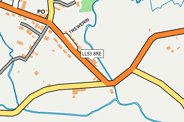 LL53 8RE map - OS OpenMap – Local (Ordnance Survey) LL53 8RE map - OS OpenMap – Local (Ordnance Survey)