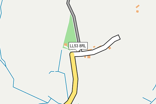 LL53 8RL map - OS OpenMap – Local (Ordnance Survey) LL53 8RL map - OS OpenMap – Local (Ordnance Survey)