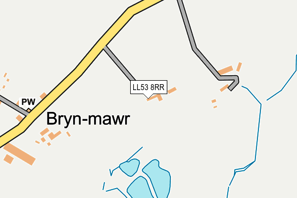 LL53 8RR map - OS OpenMap – Local (Ordnance Survey) LL53 8RR map - OS OpenMap – Local (Ordnance Survey)