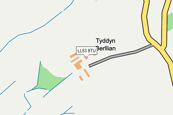 LL53 8TU map - OS OpenMap – Local (Ordnance Survey) LL53 8TU map - OS OpenMap – Local (Ordnance Survey)