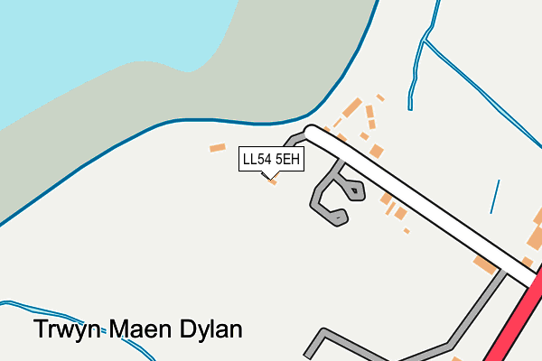 LL54 5EH map - OS OpenMap – Local (Ordnance Survey) LL54 5EH map - OS OpenMap – Local (Ordnance Survey)