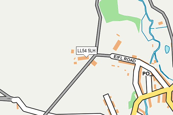 LL54 5LH map - OS OpenMap – Local (Ordnance Survey) LL54 5LH map - OS OpenMap – Local (Ordnance Survey)