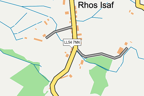 LL54 7NN map - OS OpenMap – Local (Ordnance Survey) LL54 7NN map - OS OpenMap – Local (Ordnance Survey)