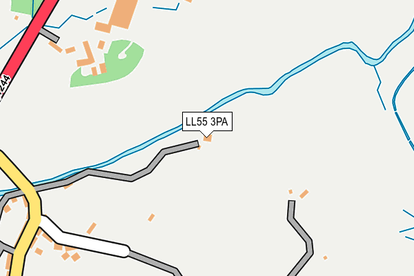 LL55 3PA map - OS OpenMap – Local (Ordnance Survey) LL55 3PA map - OS OpenMap – Local (Ordnance Survey)