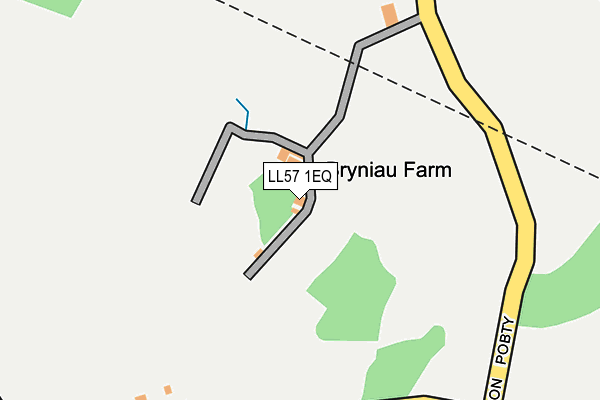 LL57 1EQ map - OS OpenMap – Local (Ordnance Survey) LL57 1EQ map - OS OpenMap – Local (Ordnance Survey)