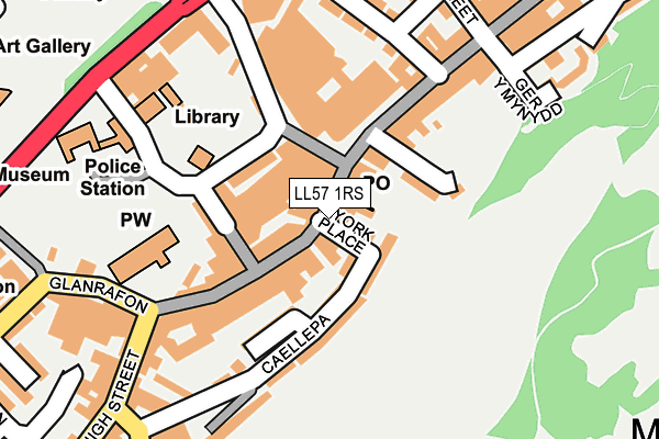 LL57 1RS map - OS OpenMap – Local (Ordnance Survey) LL57 1RS map - OS OpenMap – Local (Ordnance Survey)