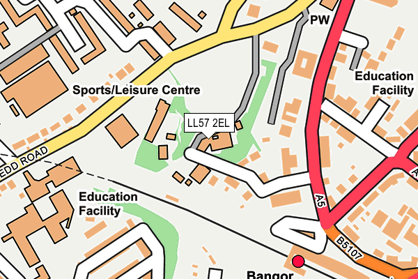 LL57 2EL map - OS OpenMap – Local (Ordnance Survey) LL57 2EL map - OS OpenMap – Local (Ordnance Survey)