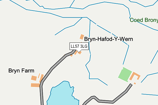 LL57 3LG map - OS OpenMap – Local (Ordnance Survey) LL57 3LG map - OS OpenMap – Local (Ordnance Survey)
