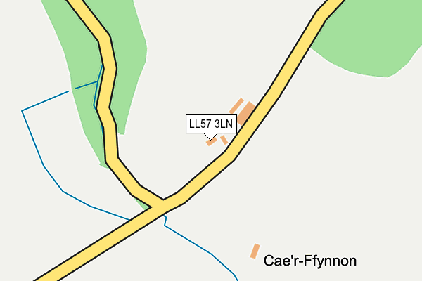 LL57 3LN map - OS OpenMap – Local (Ordnance Survey) LL57 3LN map - OS OpenMap – Local (Ordnance Survey)