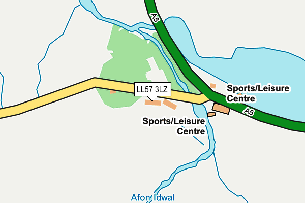 LL57 3LZ map - OS OpenMap – Local (Ordnance Survey) LL57 3LZ map - OS OpenMap – Local (Ordnance Survey)