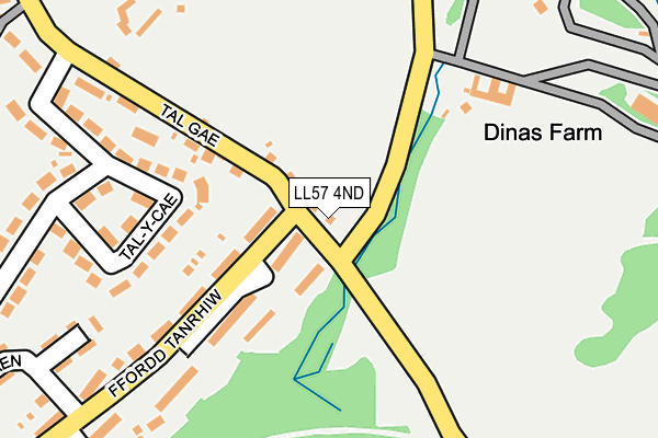 LL57 4ND map - OS OpenMap – Local (Ordnance Survey) LL57 4ND map - OS OpenMap – Local (Ordnance Survey)