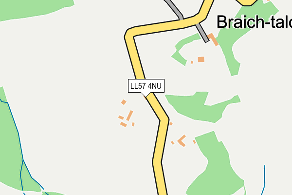 LL57 4NU map - OS OpenMap – Local (Ordnance Survey) LL57 4NU map - OS OpenMap – Local (Ordnance Survey)