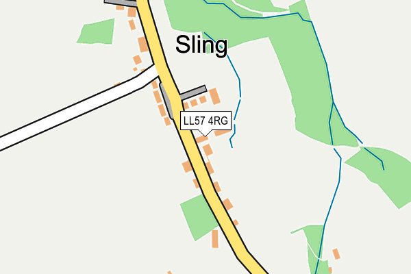 LL57 4RG map - OS OpenMap – Local (Ordnance Survey) LL57 4RG map - OS OpenMap – Local (Ordnance Survey)