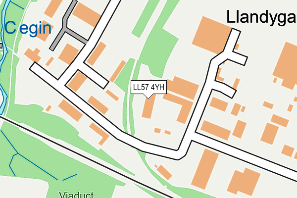 LL57 4YH map - OS OpenMap – Local (Ordnance Survey) LL57 4YH map - OS OpenMap – Local (Ordnance Survey)