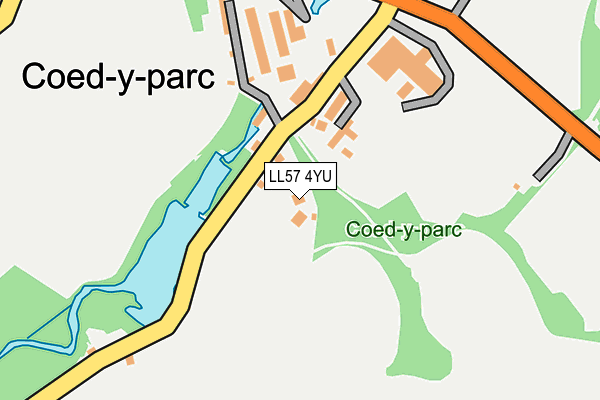 LL57 4YU map - OS OpenMap – Local (Ordnance Survey) LL57 4YU map - OS OpenMap – Local (Ordnance Survey)