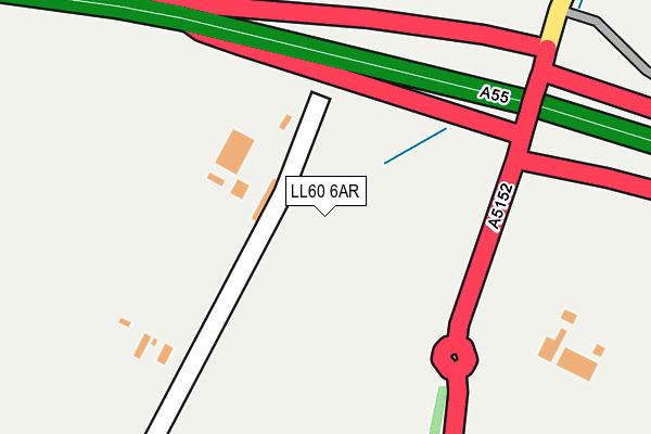 LL60 6AR map - OS OpenMap – Local (Ordnance Survey) LL60 6AR map - OS OpenMap – Local (Ordnance Survey)