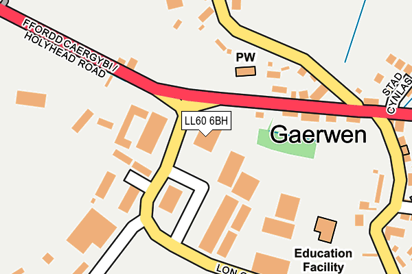 LL60 6BH map - OS OpenMap – Local (Ordnance Survey) LL60 6BH map - OS OpenMap – Local (Ordnance Survey)