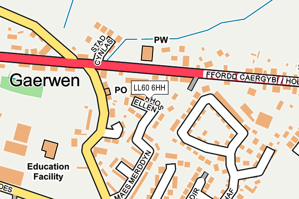LL60 6HH map - OS OpenMap – Local (Ordnance Survey) LL60 6HH map - OS OpenMap – Local (Ordnance Survey)