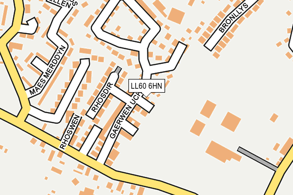 LL60 6HN map - OS OpenMap – Local (Ordnance Survey) LL60 6HN map - OS OpenMap – Local (Ordnance Survey)