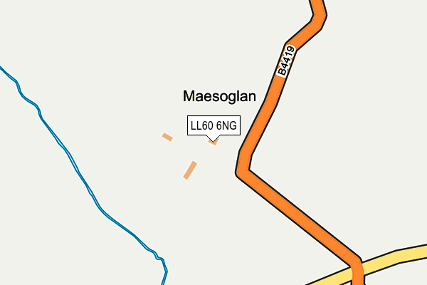 LL60 6NG map - OS OpenMap – Local (Ordnance Survey) LL60 6NG map - OS OpenMap – Local (Ordnance Survey)
