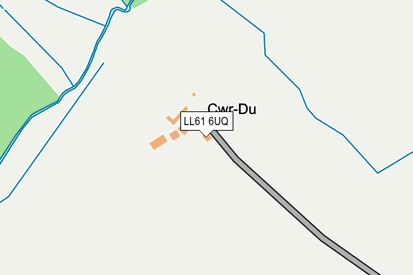 LL61 6UQ map - OS OpenMap – Local (Ordnance Survey)