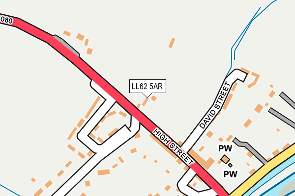 LL62 5AR map - OS OpenMap – Local (Ordnance Survey) LL62 5AR map - OS OpenMap – Local (Ordnance Survey)