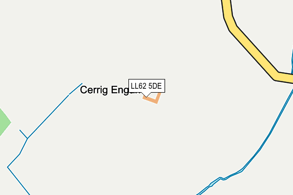 LL62 5DE map - OS OpenMap – Local (Ordnance Survey) LL62 5DE map - OS OpenMap – Local (Ordnance Survey)
