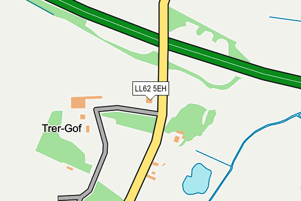 LL62 5EH map - OS OpenMap – Local (Ordnance Survey) LL62 5EH map - OS OpenMap – Local (Ordnance Survey)