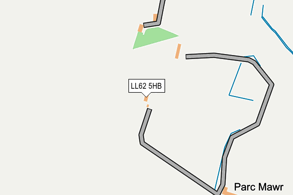 LL62 5HB map - OS OpenMap – Local (Ordnance Survey) LL62 5HB map - OS OpenMap – Local (Ordnance Survey)