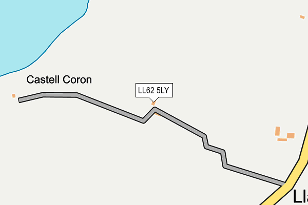 LL62 5LY map - OS OpenMap – Local (Ordnance Survey) LL62 5LY map - OS OpenMap – Local (Ordnance Survey)