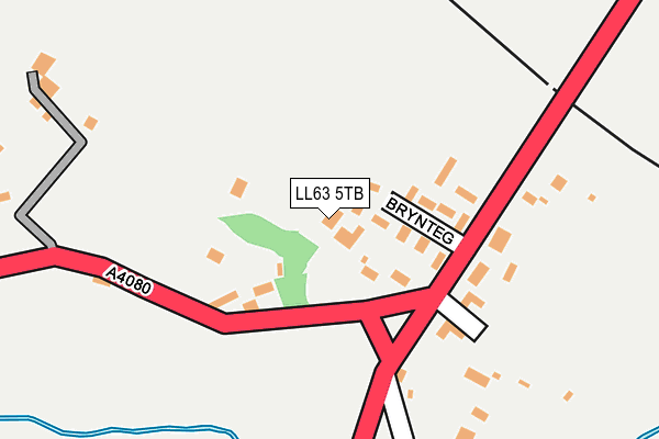 LL63 5TB map - OS OpenMap – Local (Ordnance Survey) LL63 5TB map - OS OpenMap – Local (Ordnance Survey)