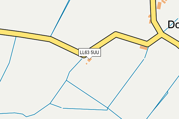 LL63 5UU map - OS OpenMap – Local (Ordnance Survey)