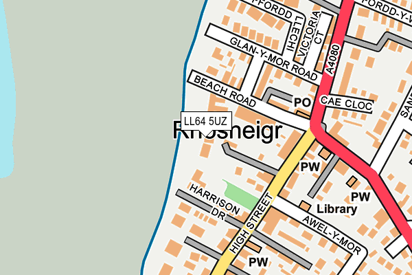 LL64 5UZ map - OS OpenMap – Local (Ordnance Survey) LL64 5UZ map - OS OpenMap – Local (Ordnance Survey)