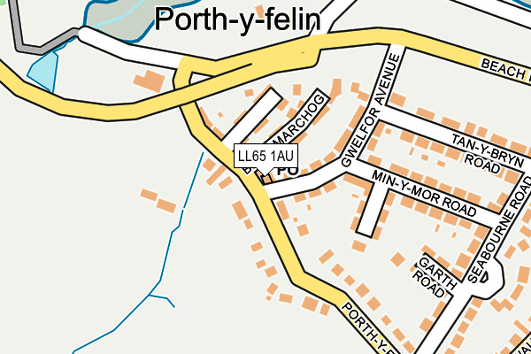 LL65 1AU map - OS OpenMap – Local (Ordnance Survey) LL65 1AU map - OS OpenMap – Local (Ordnance Survey)