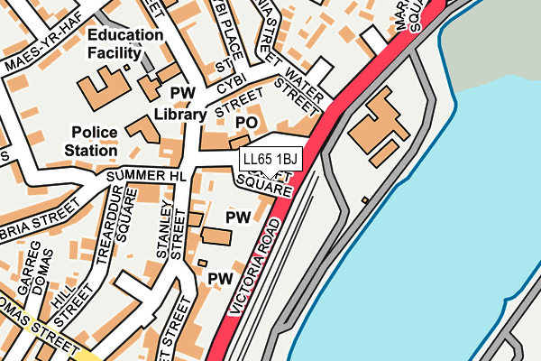 LL65 1BJ map - OS OpenMap – Local (Ordnance Survey) LL65 1BJ map - OS OpenMap – Local (Ordnance Survey)