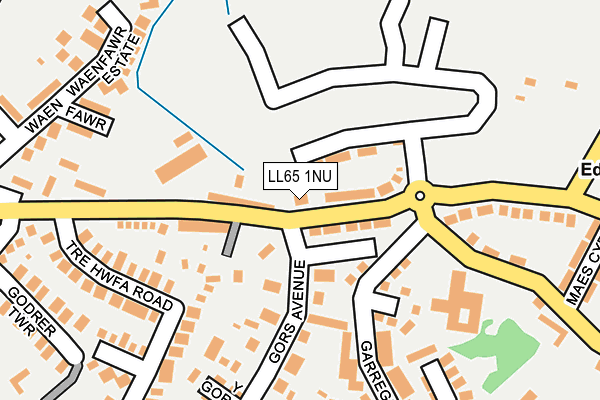 LL65 1NU map - OS OpenMap – Local (Ordnance Survey) LL65 1NU map - OS OpenMap – Local (Ordnance Survey)