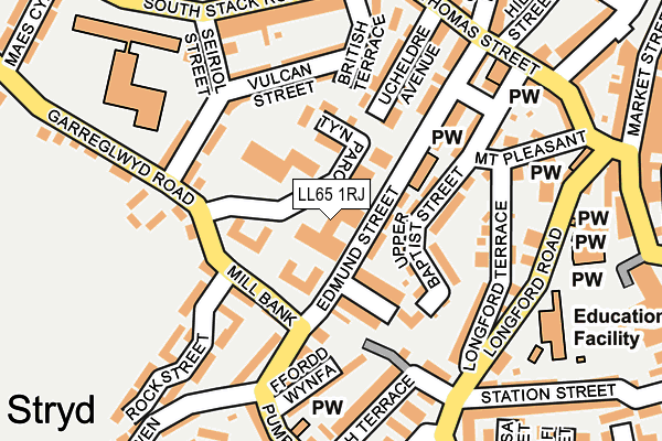 LL65 1RJ map - OS OpenMap – Local (Ordnance Survey) LL65 1RJ map - OS OpenMap – Local (Ordnance Survey)