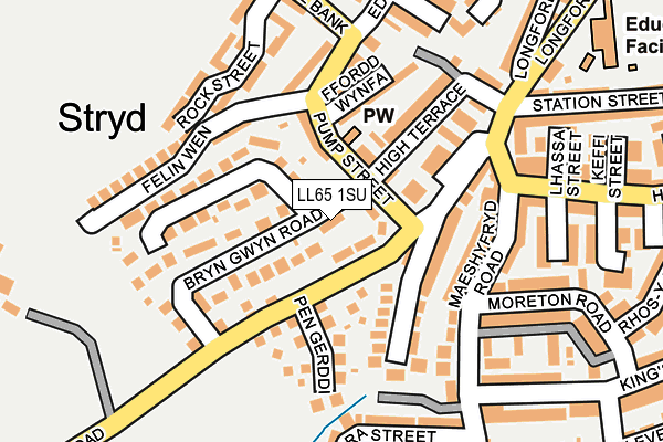 LL65 1SU map - OS OpenMap – Local (Ordnance Survey) LL65 1SU map - OS OpenMap – Local (Ordnance Survey)