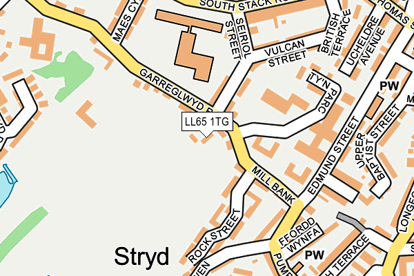 LL65 1TG map - OS OpenMap – Local (Ordnance Survey) LL65 1TG map - OS OpenMap – Local (Ordnance Survey)