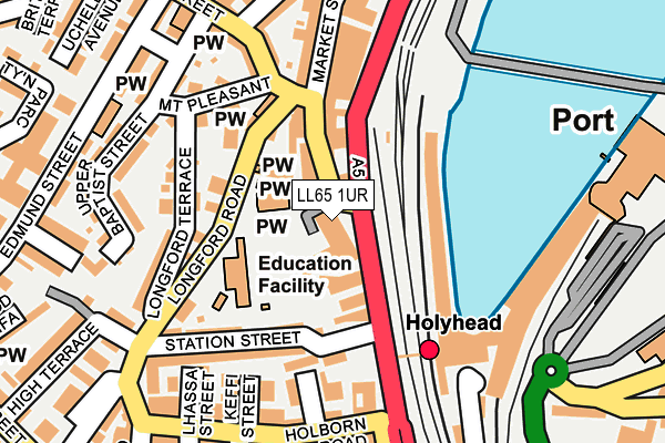 LL65 1UR map - OS OpenMap – Local (Ordnance Survey) LL65 1UR map - OS OpenMap – Local (Ordnance Survey)