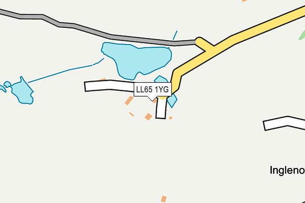 LL65 1YG map - OS OpenMap – Local (Ordnance Survey) LL65 1YG map - OS OpenMap – Local (Ordnance Survey)