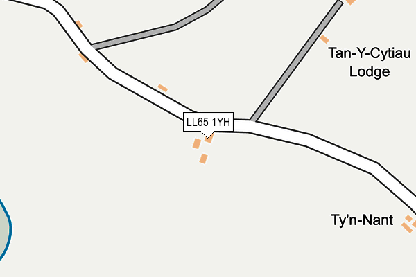 LL65 1YH map - OS OpenMap – Local (Ordnance Survey) LL65 1YH map - OS OpenMap – Local (Ordnance Survey)