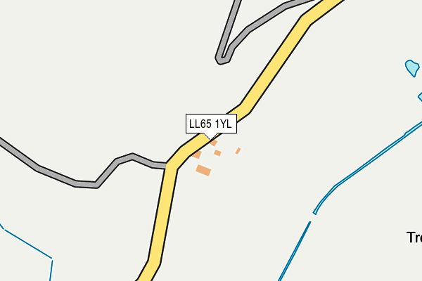 LL65 1YL map - OS OpenMap – Local (Ordnance Survey) LL65 1YL map - OS OpenMap – Local (Ordnance Survey)