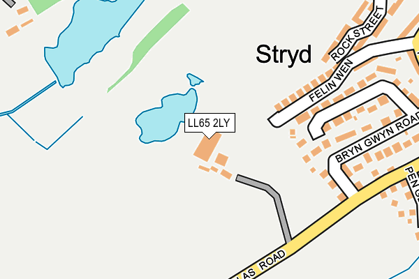 LL65 2LY map - OS OpenMap – Local (Ordnance Survey) LL65 2LY map - OS OpenMap – Local (Ordnance Survey)