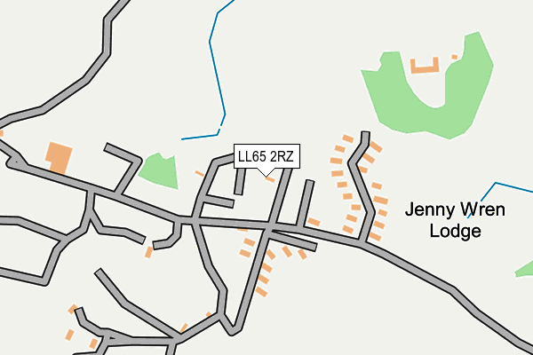 LL65 2RZ map - OS OpenMap – Local (Ordnance Survey) LL65 2RZ map - OS OpenMap – Local (Ordnance Survey)
