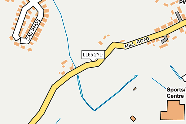 LL65 2YD map - OS OpenMap – Local (Ordnance Survey) LL65 2YD map - OS OpenMap – Local (Ordnance Survey)